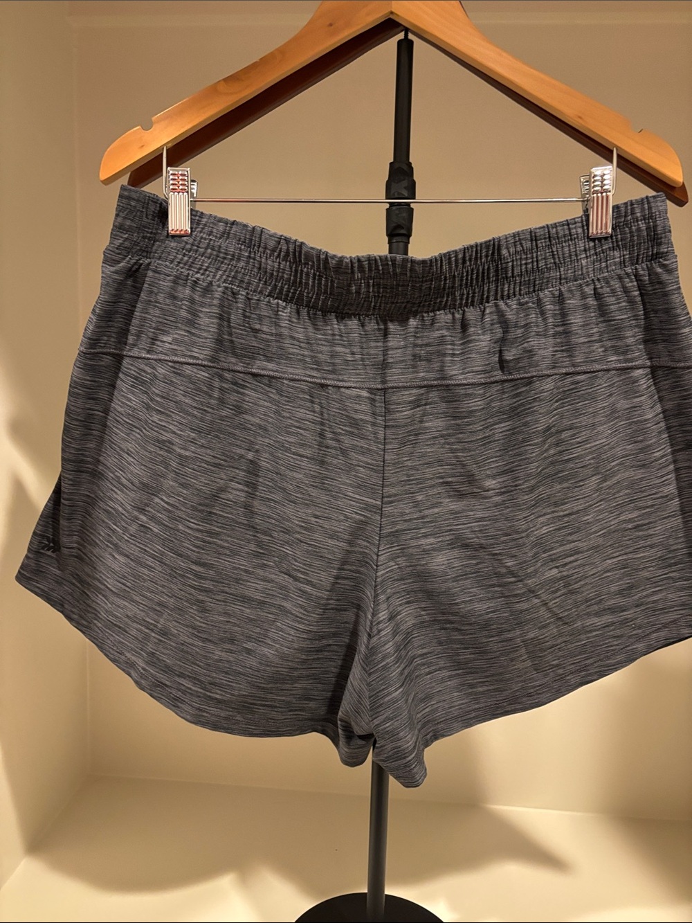 all in motion Heather Charcoal Gray Athletic Shorts - Picture 3 of 3